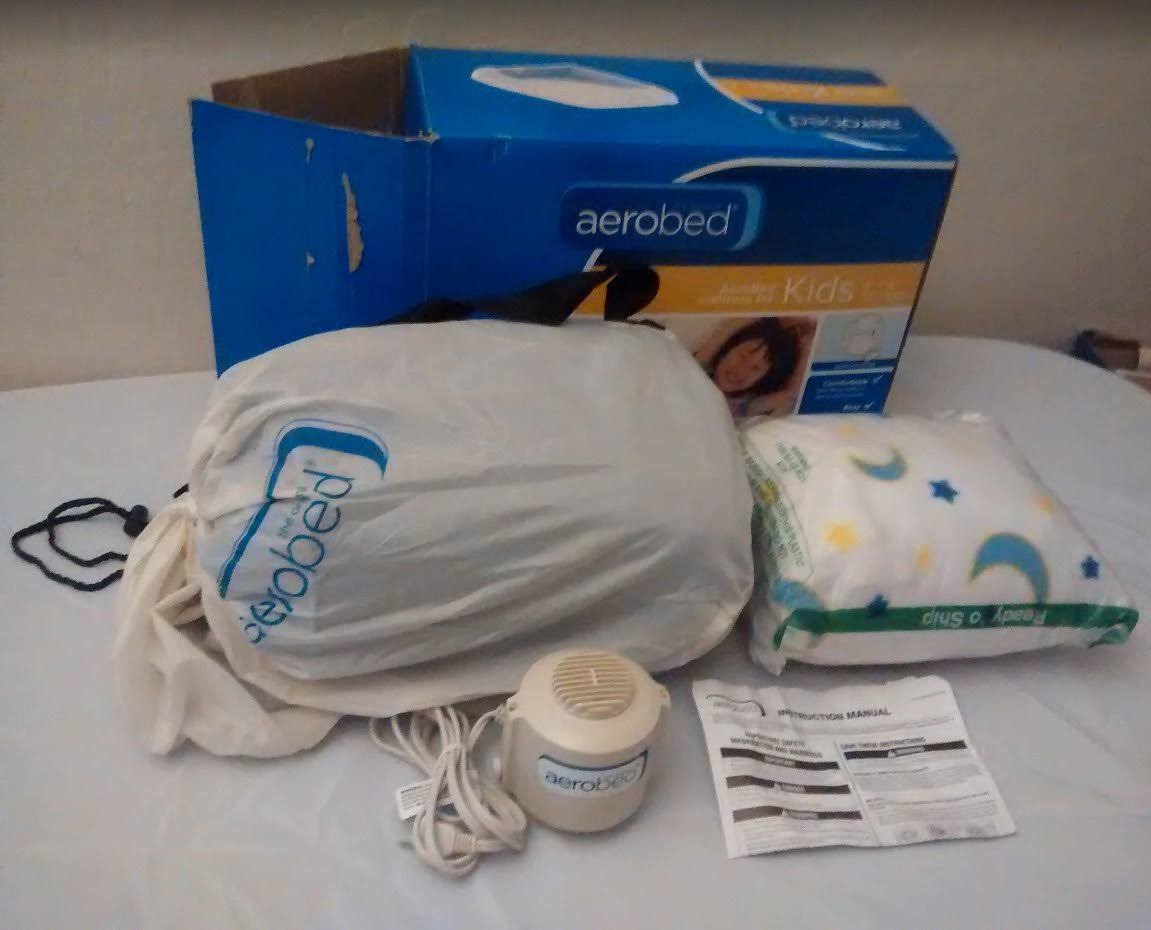 Aerobed 4+ Years Kids Inflatable Mattress Boys Girls Guests Portable Air Bed New