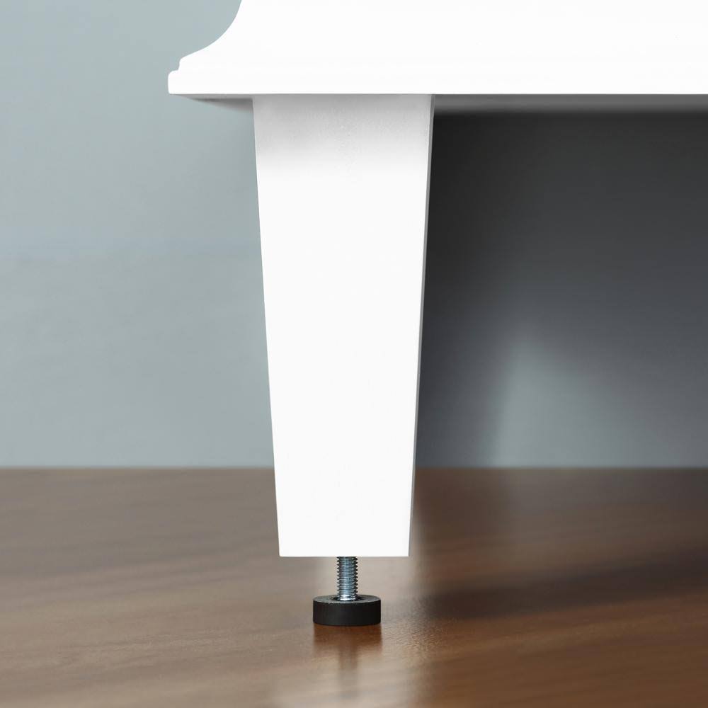 Home Decorators Collection Sonoma 36 in. W x 22 in. D Bath Vanity in White with Carrara Marble Top with White Sinks