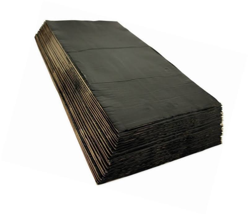 Hushmat 10400 Floor/Dash Kit Black; 20 Sheets; 12 in. x 23 in.; 38.75