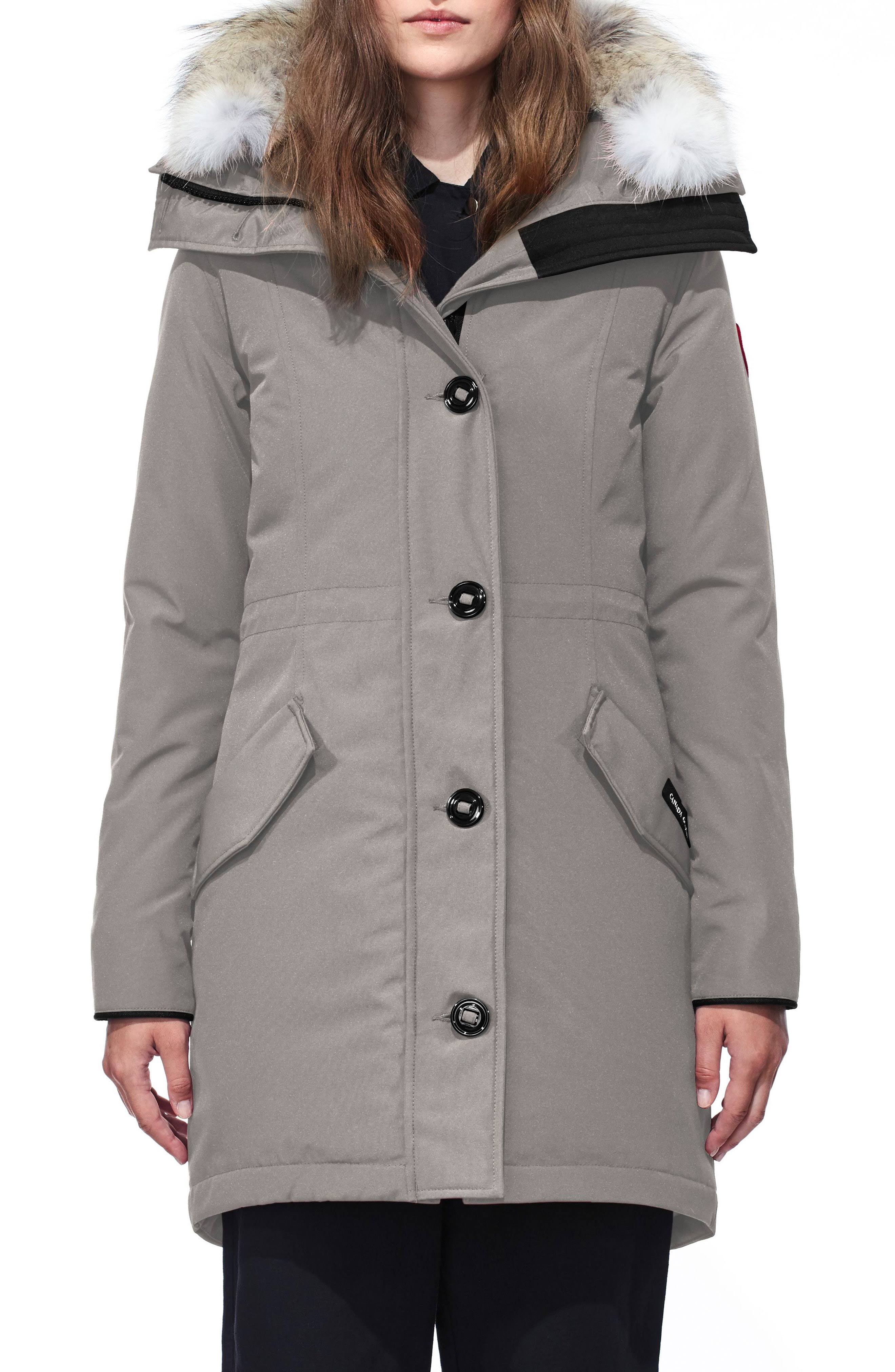 Canada Goose Women&s Rossclair Parka - Limestone - Xs