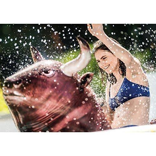 Intex Inflat-A-Bull Inflatable Ride-On Pool Toy with Realistic Printing