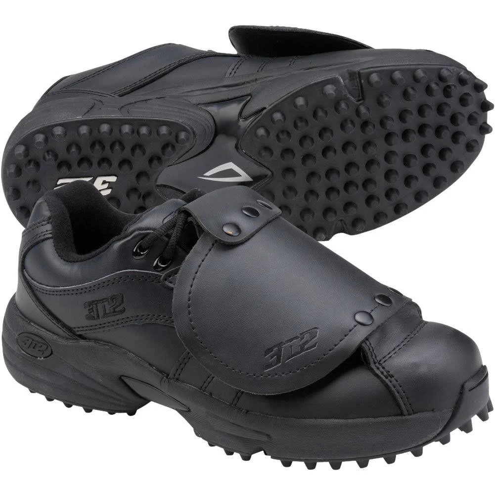 3N2 Men's Reaction Pro Plate Lo Umpire Shoes (Black, 14)
