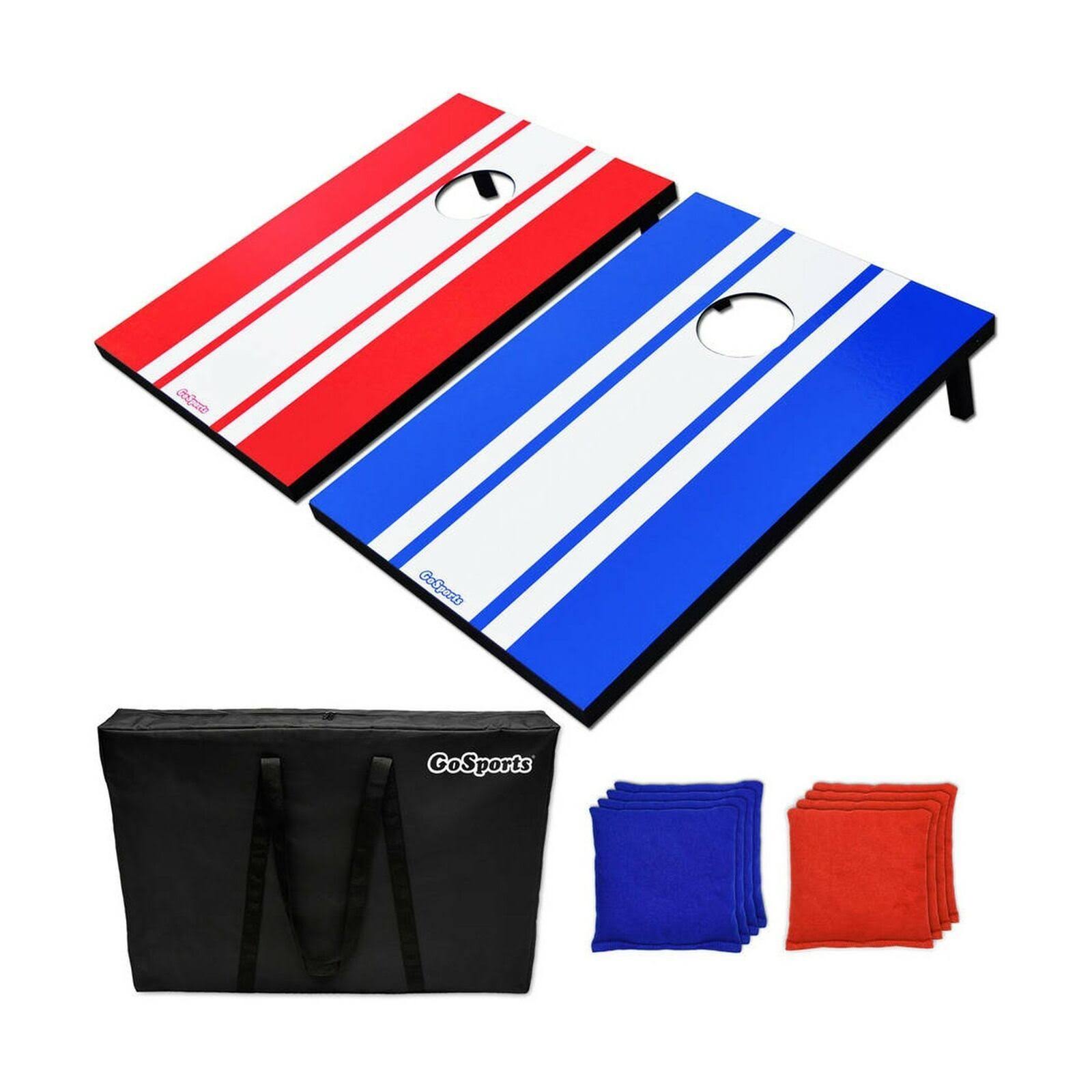 GoSports Classic Cornhole Set Includes 8 Bags Carry Case and Rules