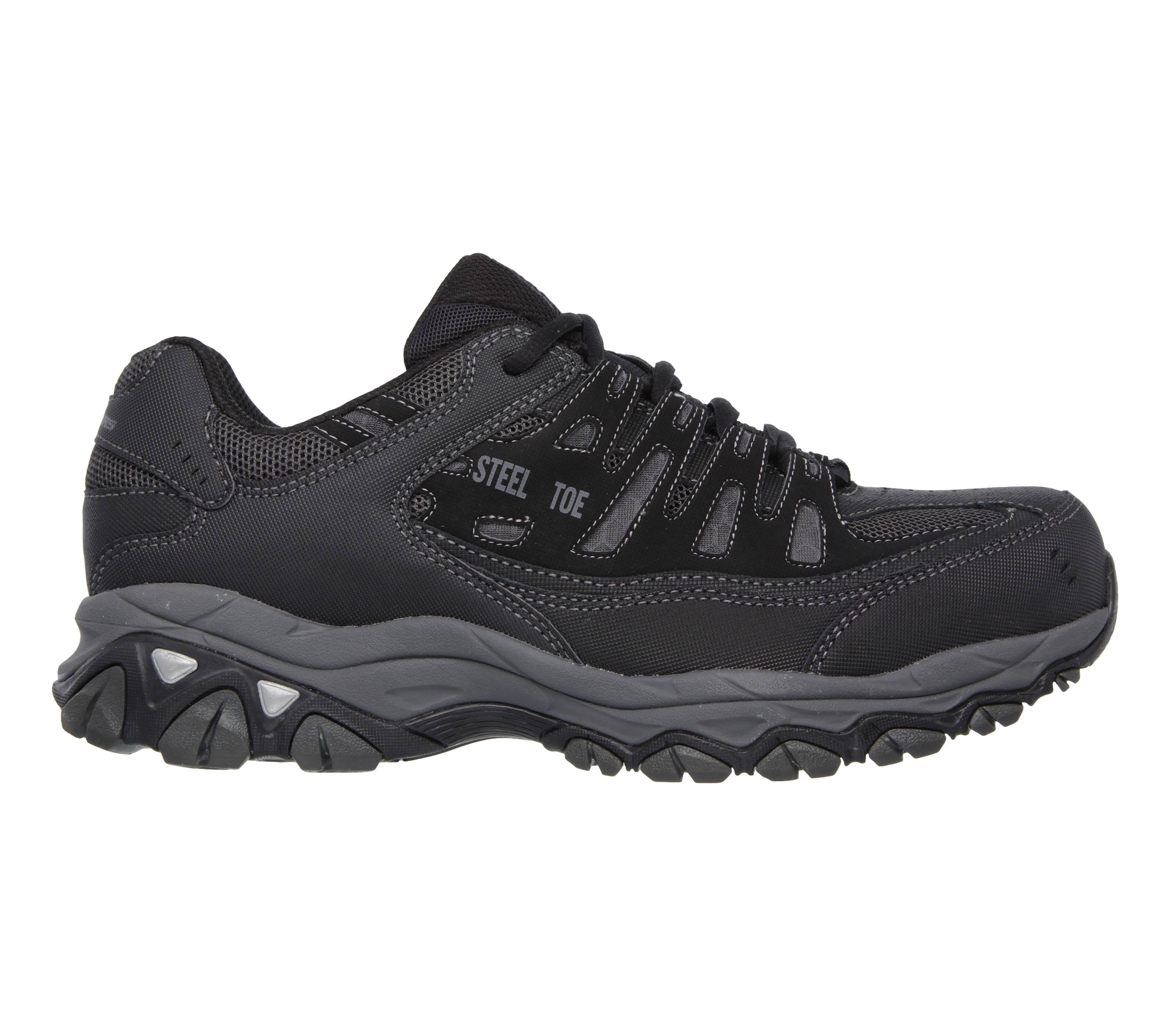 Men's Skechers Crankton Steel Toe Shoes