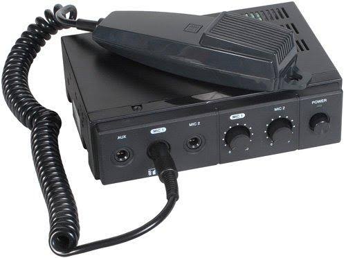 TOA CA-160 Mobile Mixer-Amplifier 12 VDC 60W