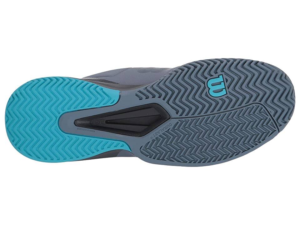 Wilson Men's Rush Pro 2.5 Tennis Shoes (Flint Stone/Ebony/Ultra Blue)