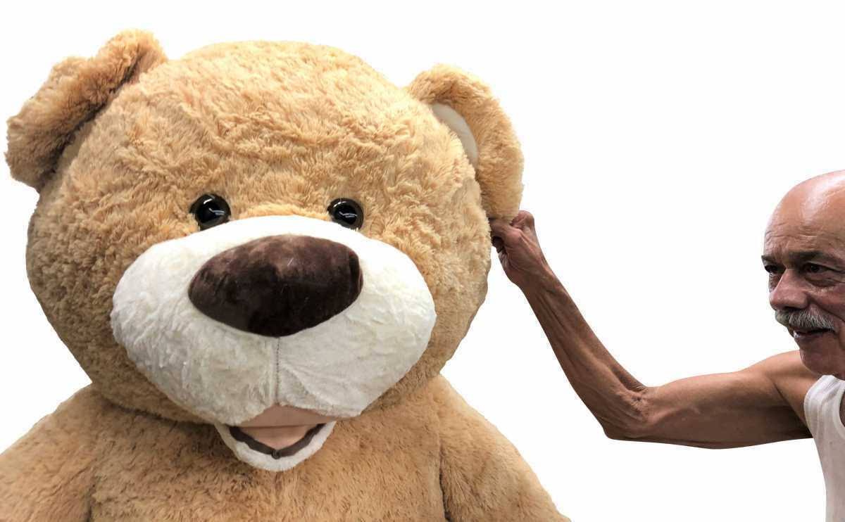 Big Plush Giant 7 Foot Teddy Bear 84 Inches 214 cm Soft Huge Stuffed Animal