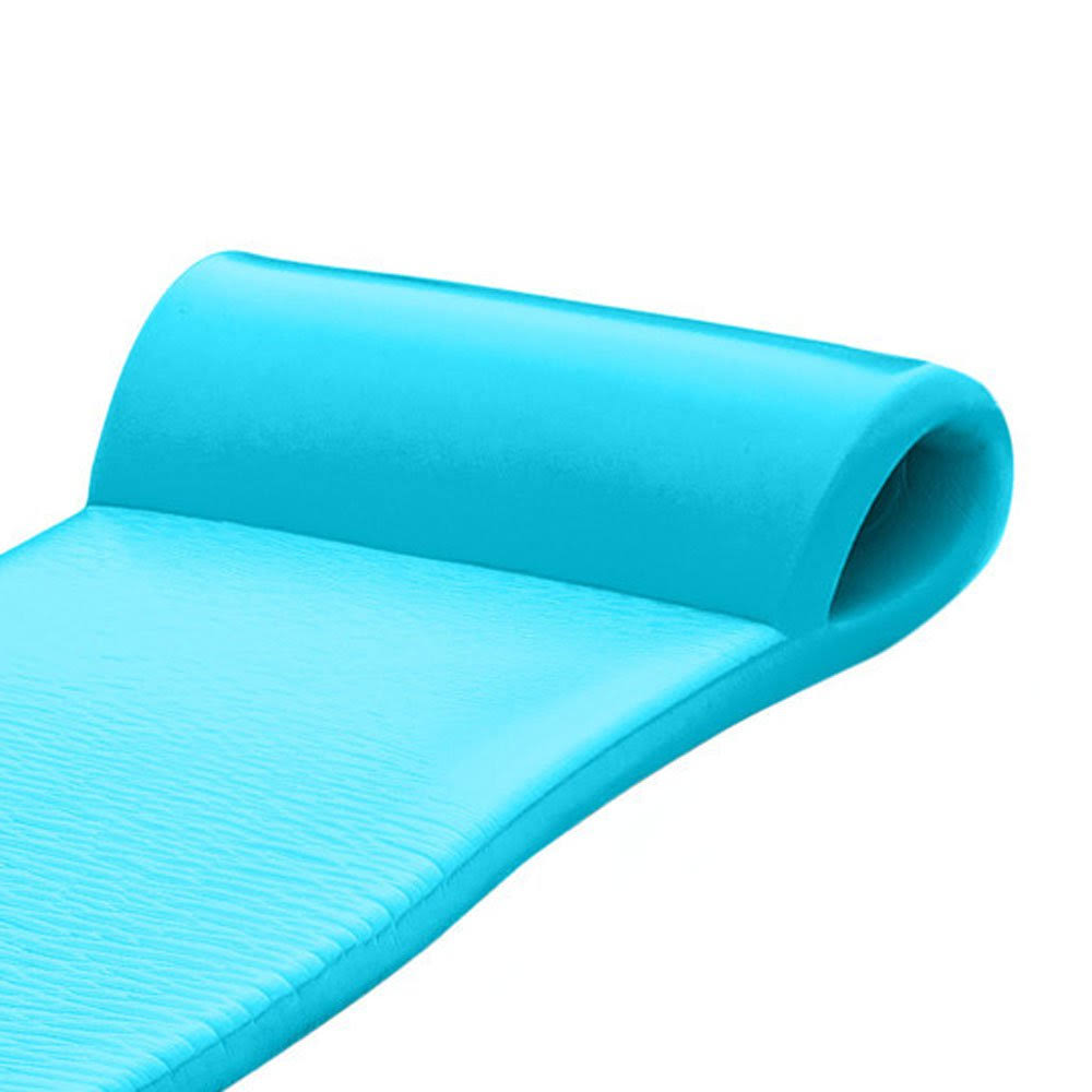 TRC Recreation Sunsation Foam Raft Lounger Pool Float, Tropical Teal, 70x22