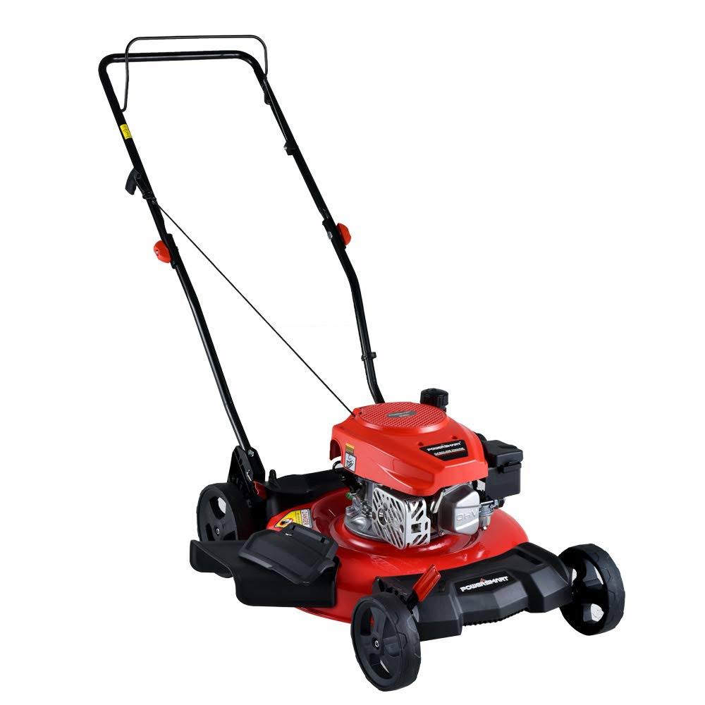 Powersmart Ps2194cr 21 inch 2-in-1 170 CC Gas Push Lawn Mower, Black