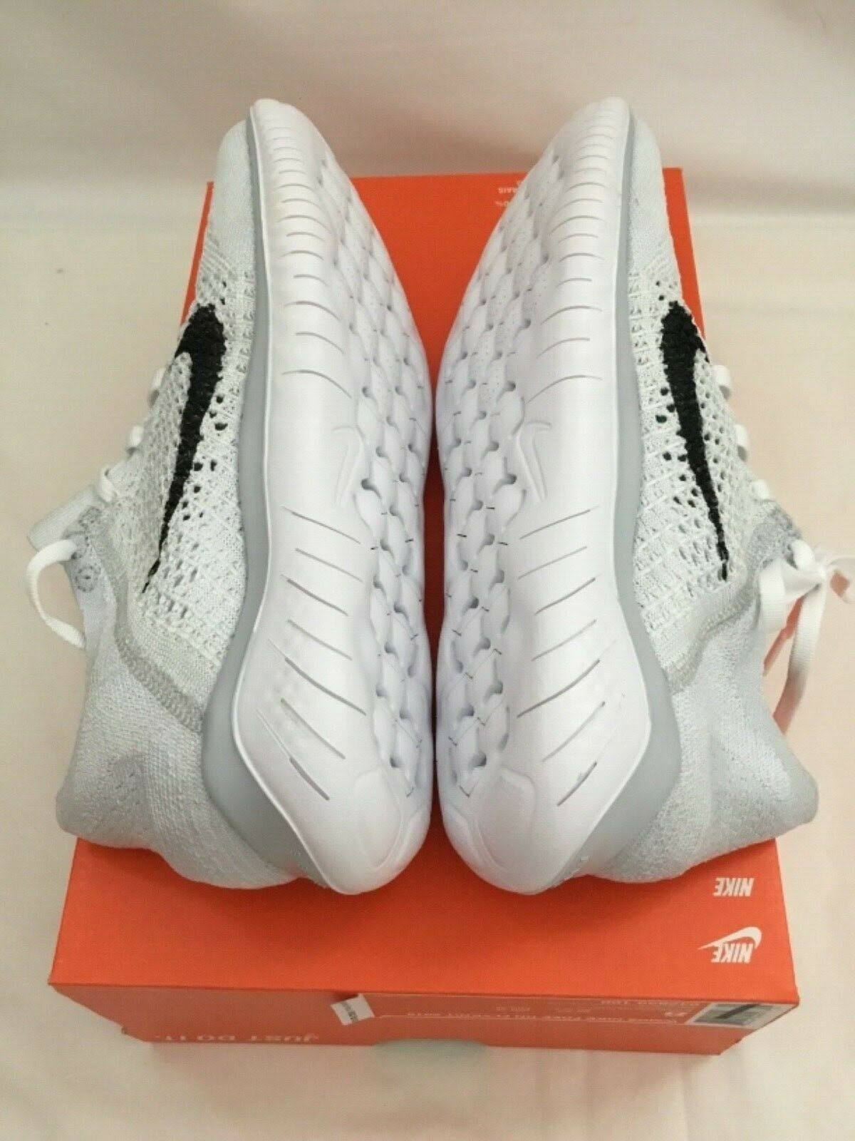 Nike Women's Free RN Flyknit 2018 Running Shoes, White