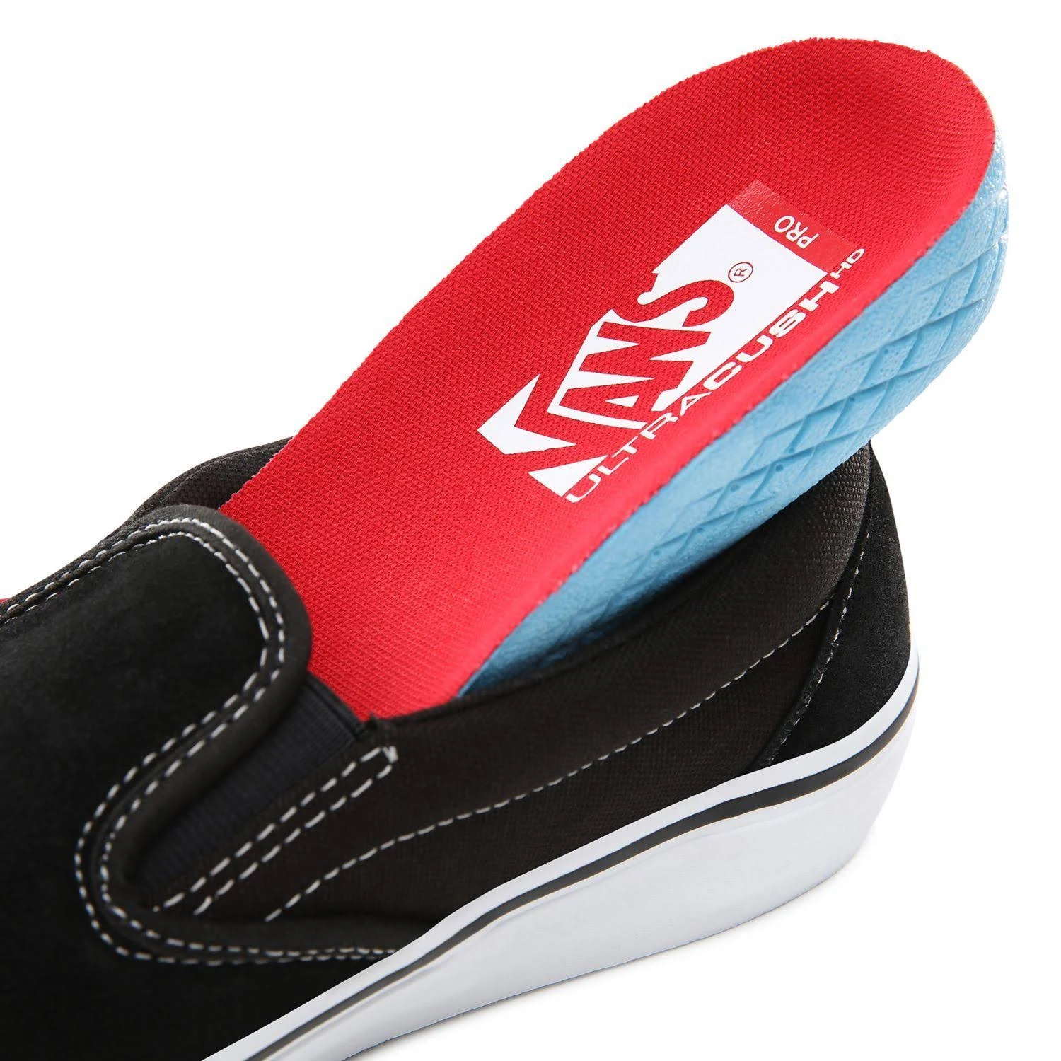 Vans Pro Slip On Shoes - Black White Gum