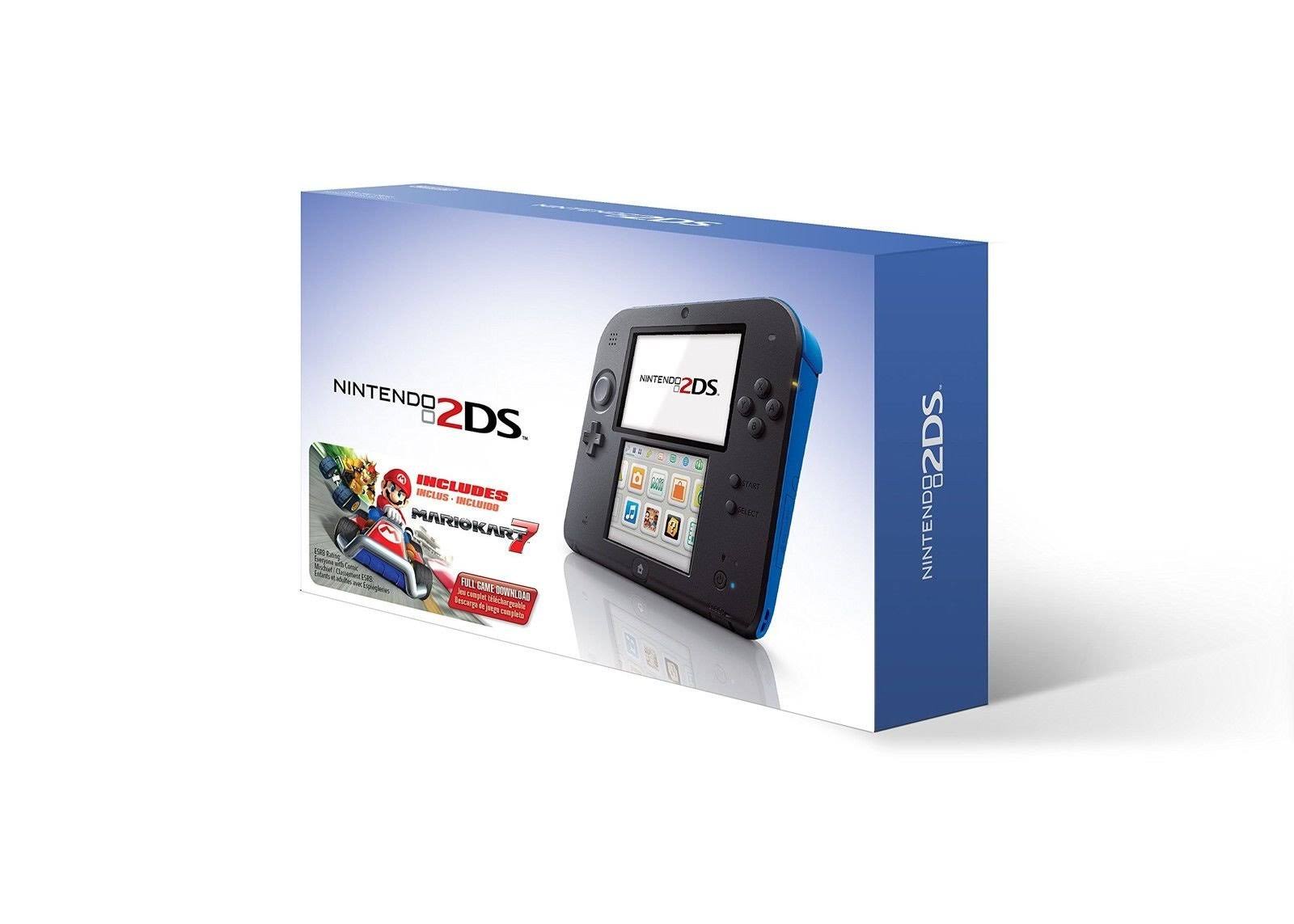 Nintendo 2DS Handheld System with Mario Kart 7 - Electric Blue