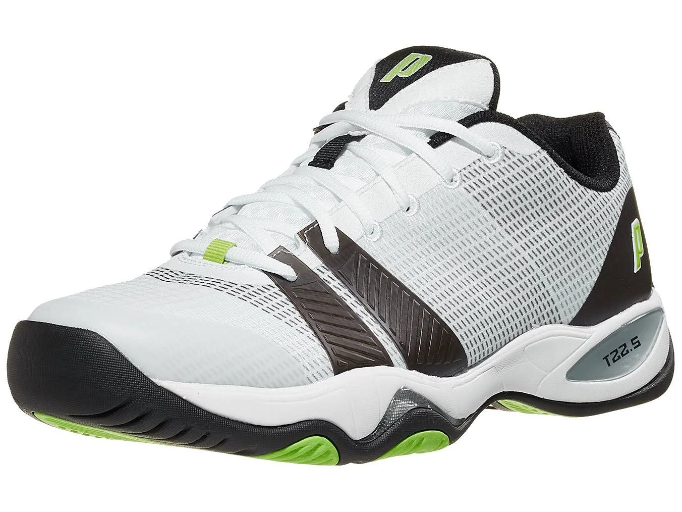 Prince T22.5 White/Green/Black Mens Shoes