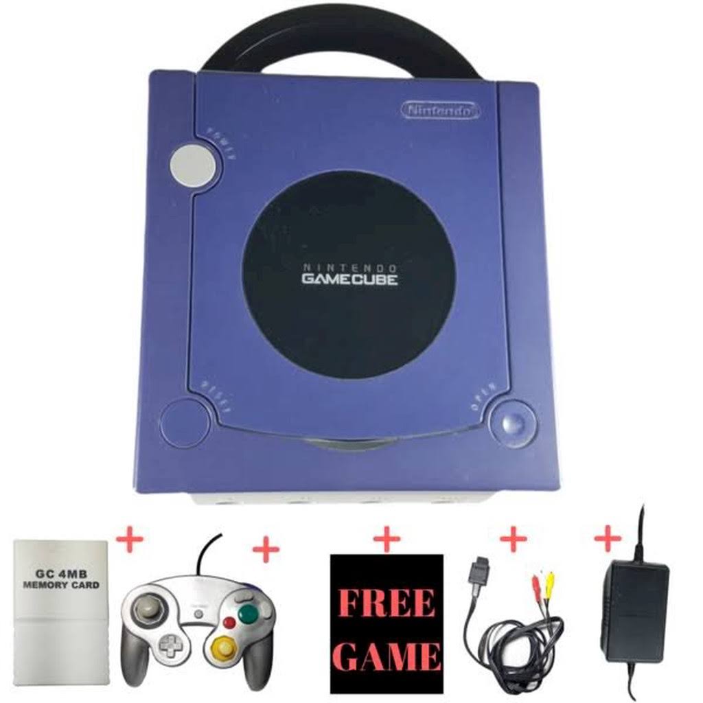Nintendo Gamecube Console System Indigo Purple