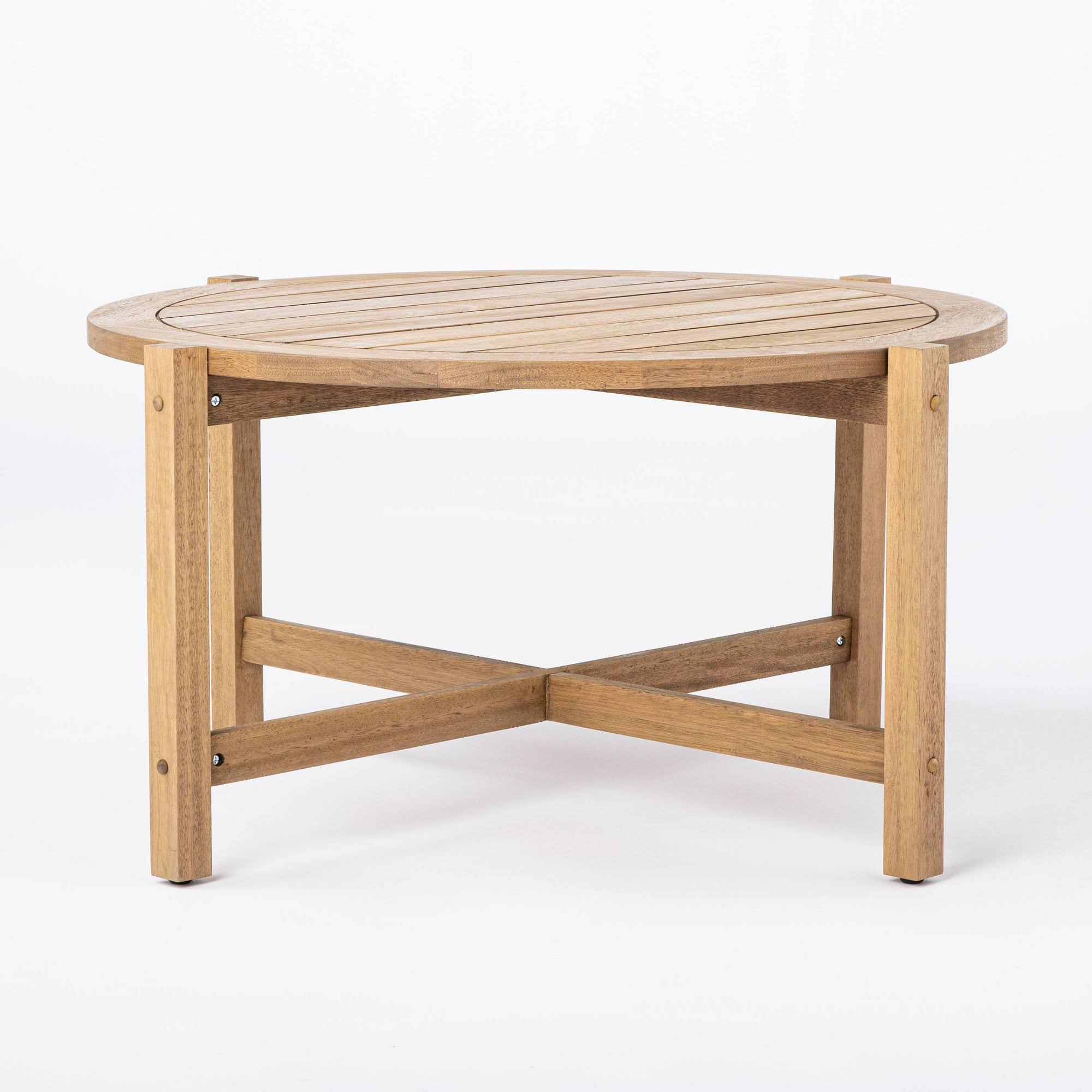 Bluffdale Wood Patio Coffee Table - Threshold Designed with Studio McGee