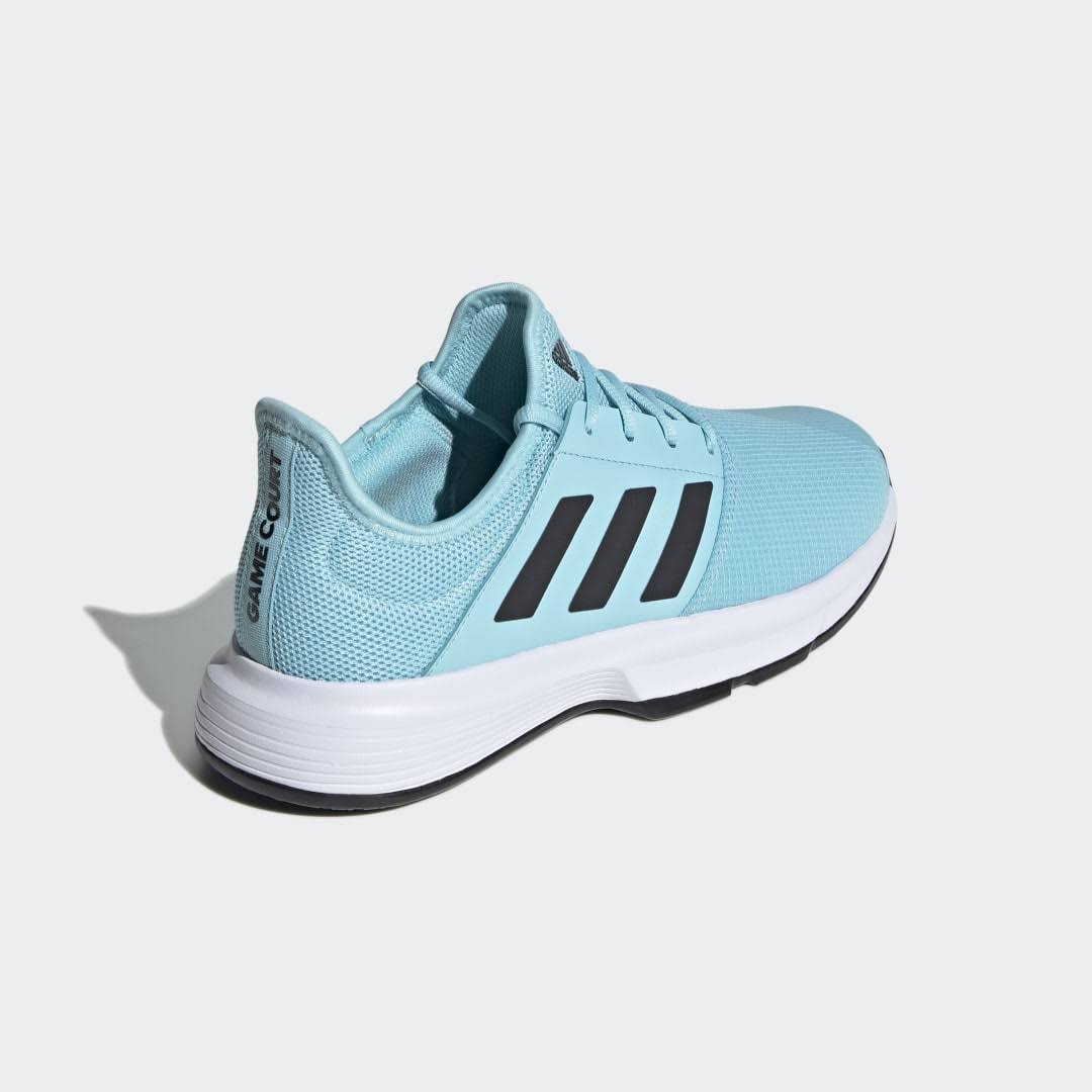 Adidas Men's GameCourt Tennis Shoes, Black