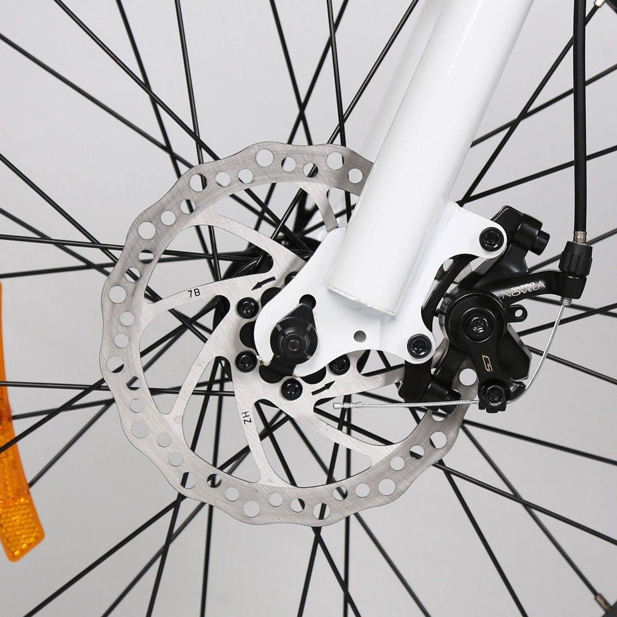 Ecotric 500W Folding Fat Tire Electric Bike Black/Blue