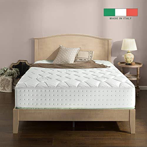 Zinus Italian Made 12 Olive Oil Pocket Spring Hybrid Mattress, Queen