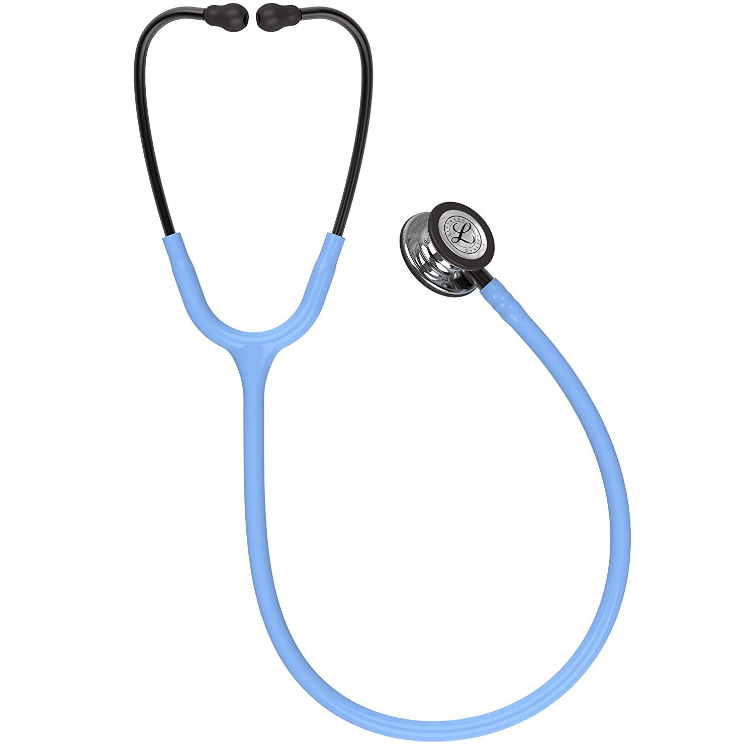 Littmann Classic III Monitoring Stethoscope: Mirror u0026 Ceil Blue - Smoke Stem 5959
