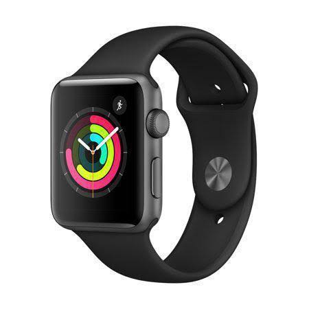 Apple Watch Series 3 (GPS) 38mm - Space Gray Aluminum Case with Black Sport Band