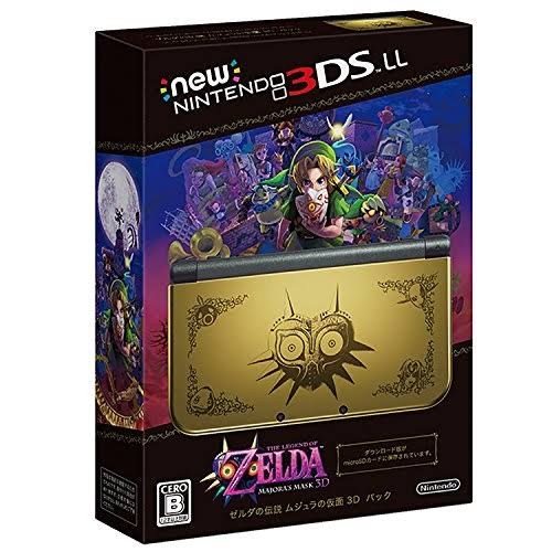 New Nintendo 3DS LL The Legend of Zelda Majora&s Mask 3D Pack Japan Version