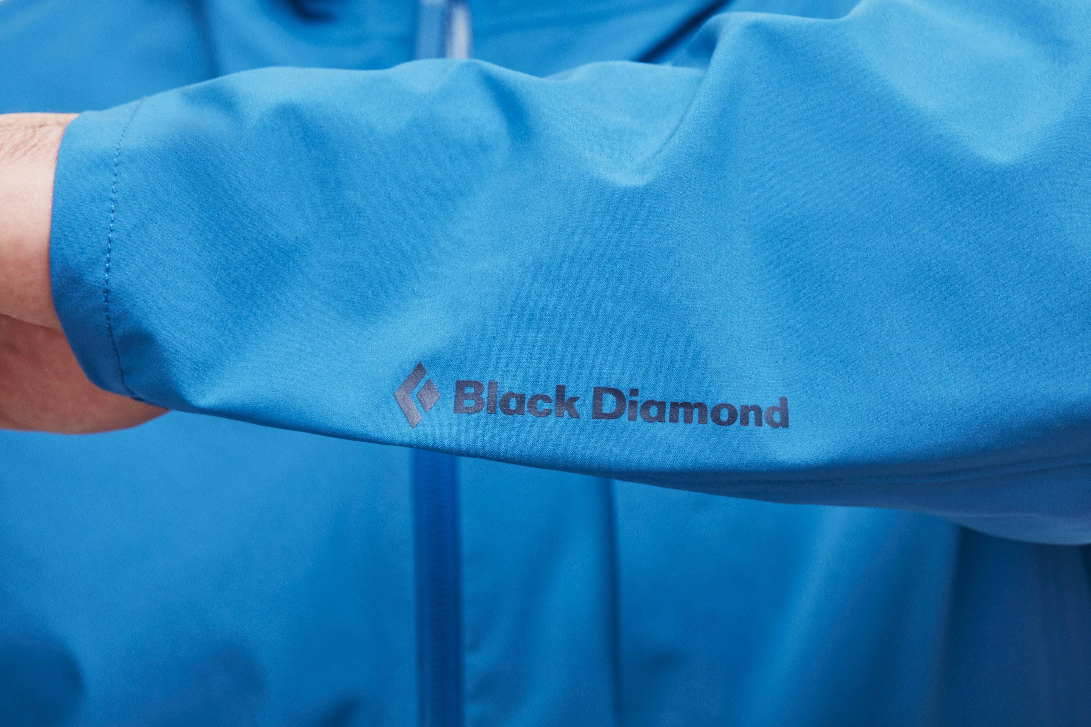 Black Diamond Men's Fineline Stretch Rain Shell - Xs - Kingfisher