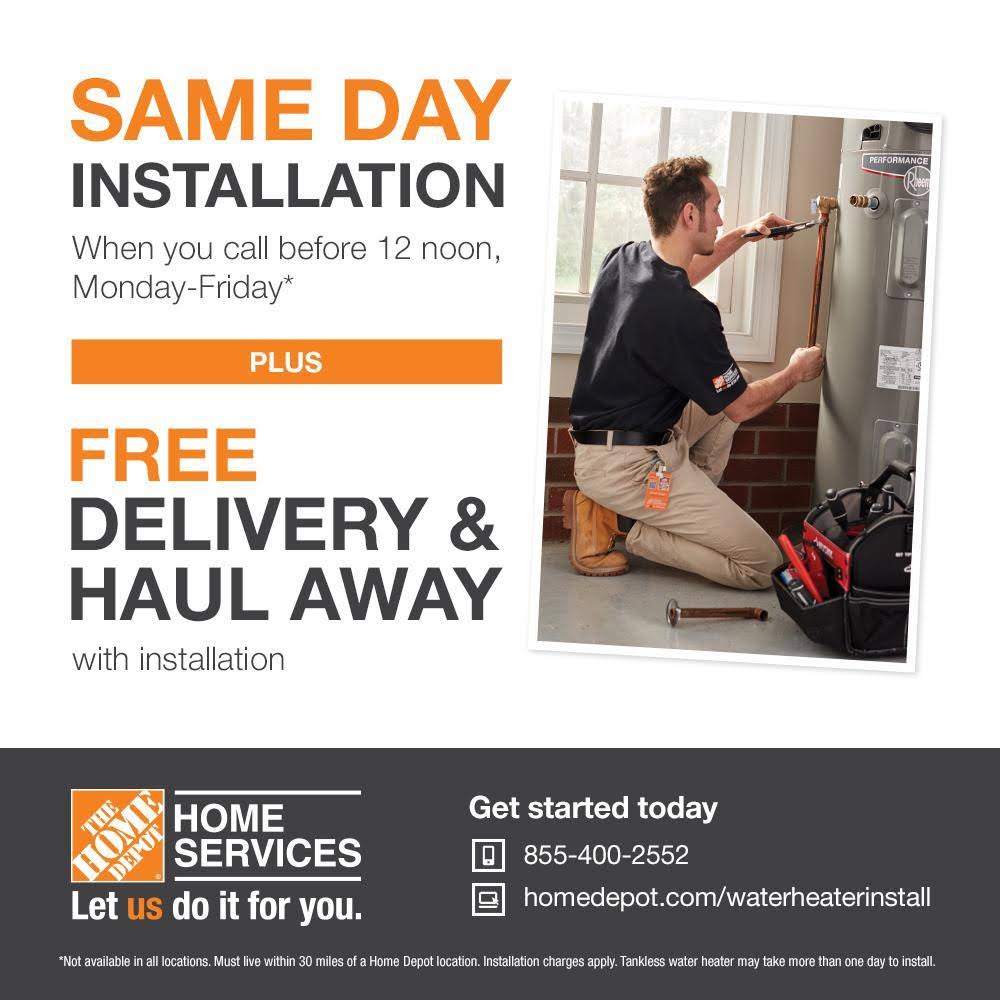 Rheem Performance 30 gal. Tall 6 Year 4500/4500-Watt Elements Electric Tank Water Heater