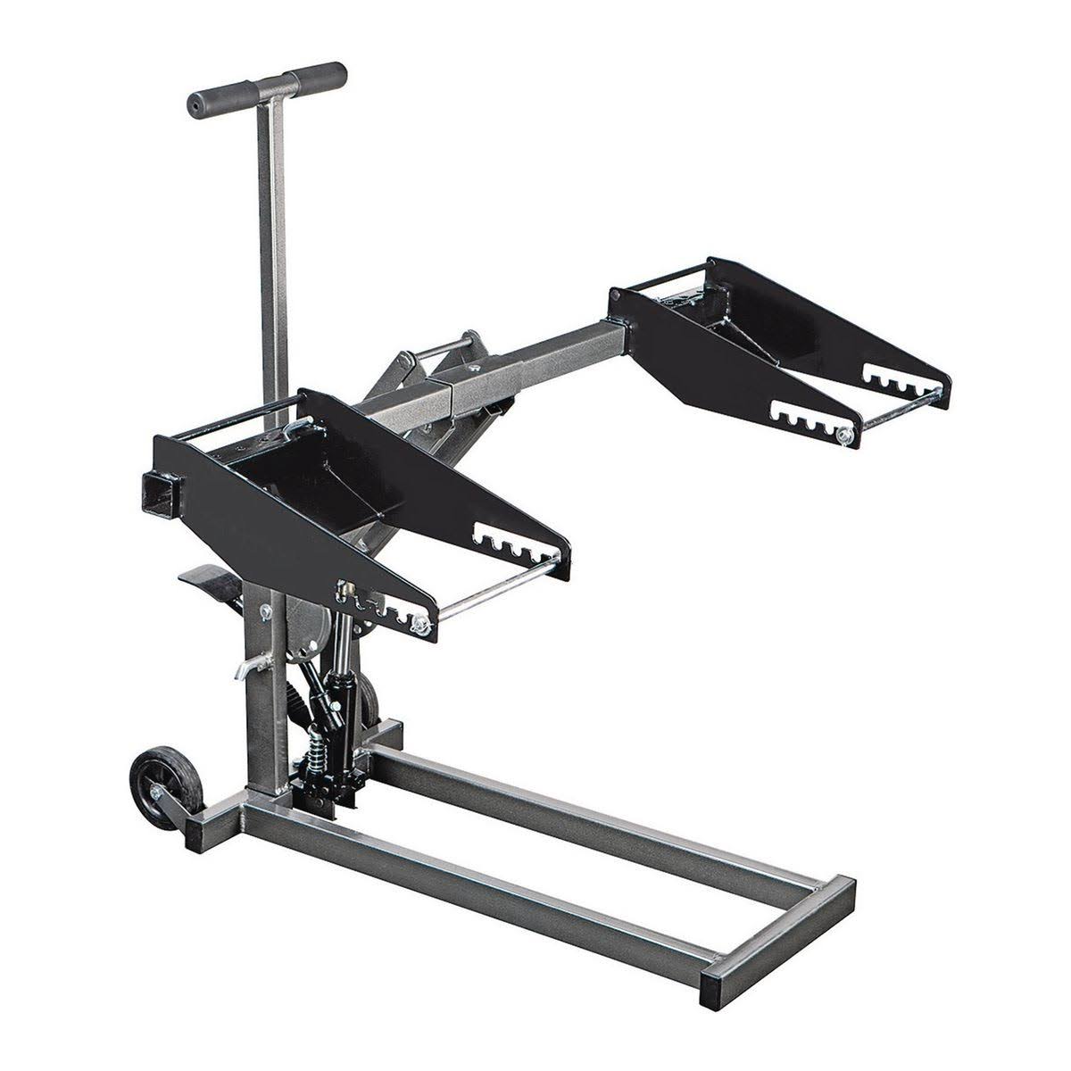 Pittsburgh 61523 High Lift Jack 300-Pound for Tractor Riding Mower ATV Quads; See All Great Features Under Description