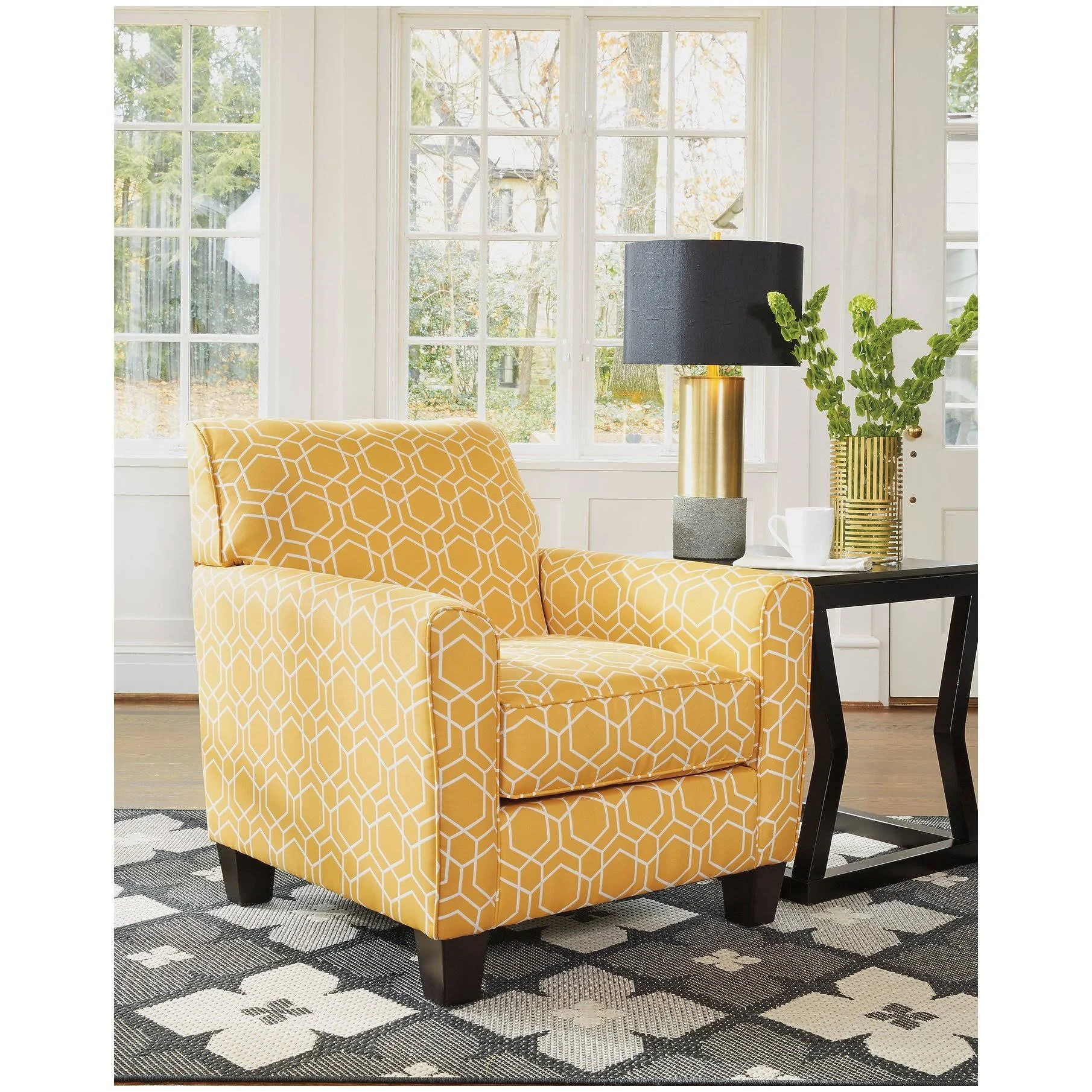 Ayanna Nuvella - Gold - Accent Chair