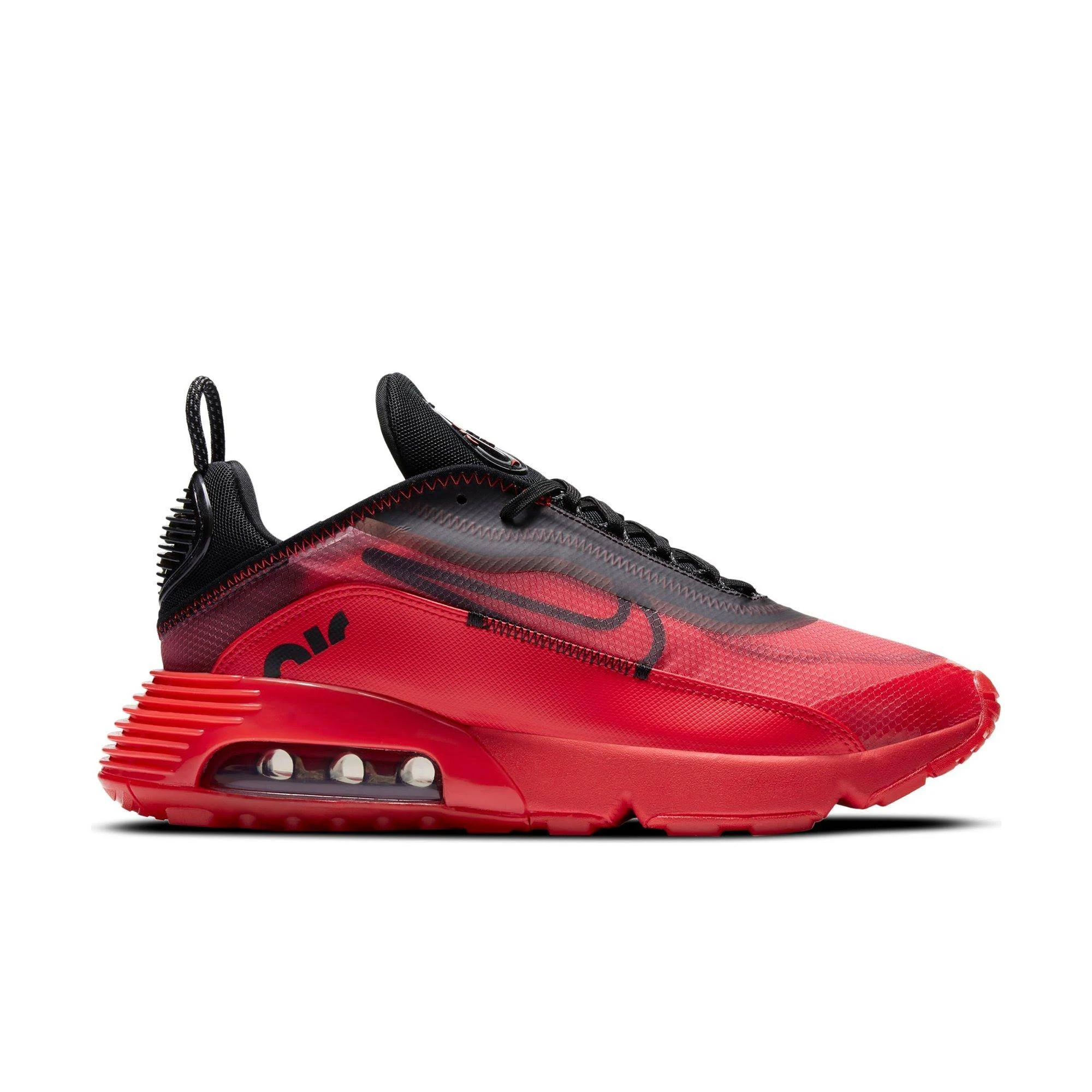 Nike Air Max 2090 Black/Red Men&s Shoes, Size: 9