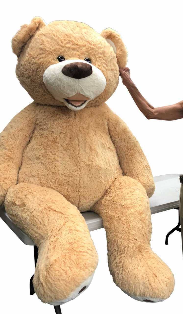 Big Plush Giant 7 Foot Teddy Bear 84 Inches 214 cm Soft Huge Stuffed Animal