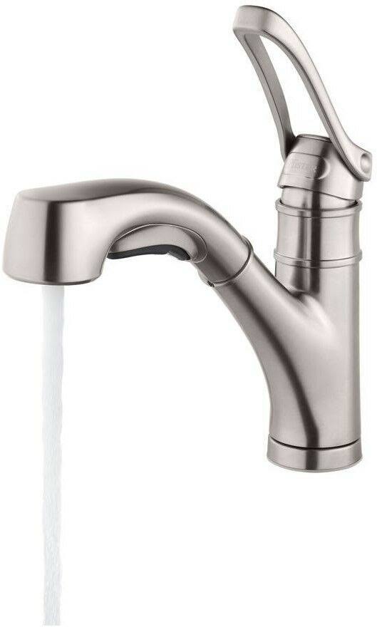 Pfister F-5347PVS Prive Single-Handle Pull-Out Sprayer Kitchen Faucet in Stainless Steel