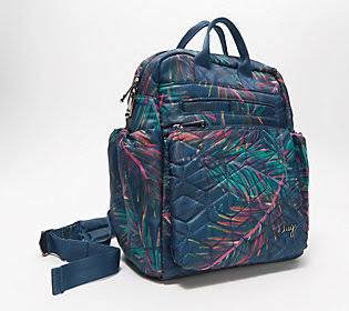 Lug Quilted Mini Backpack w/ Top Handles -Dodger ,Tropical Multi