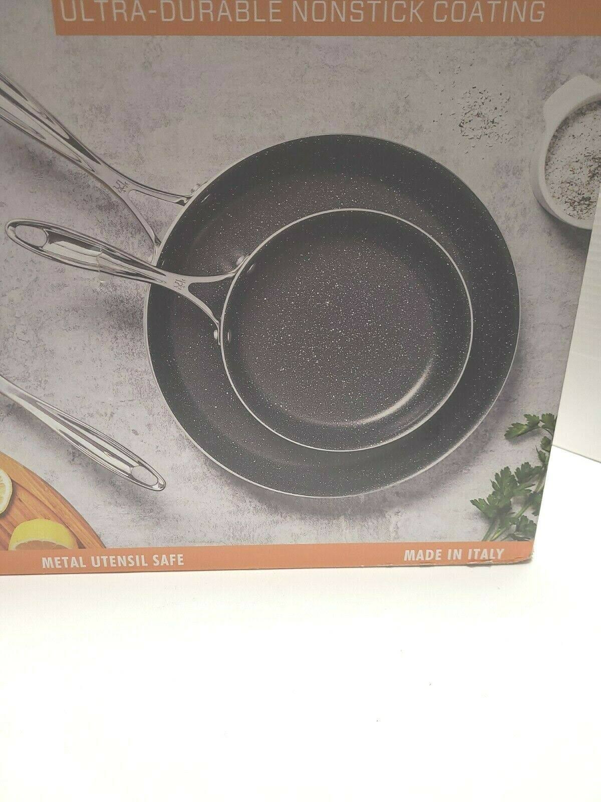 Henckels Capri Notte Granitium Ultra-Durable Nonstick Coating 3 Piece Pan Set