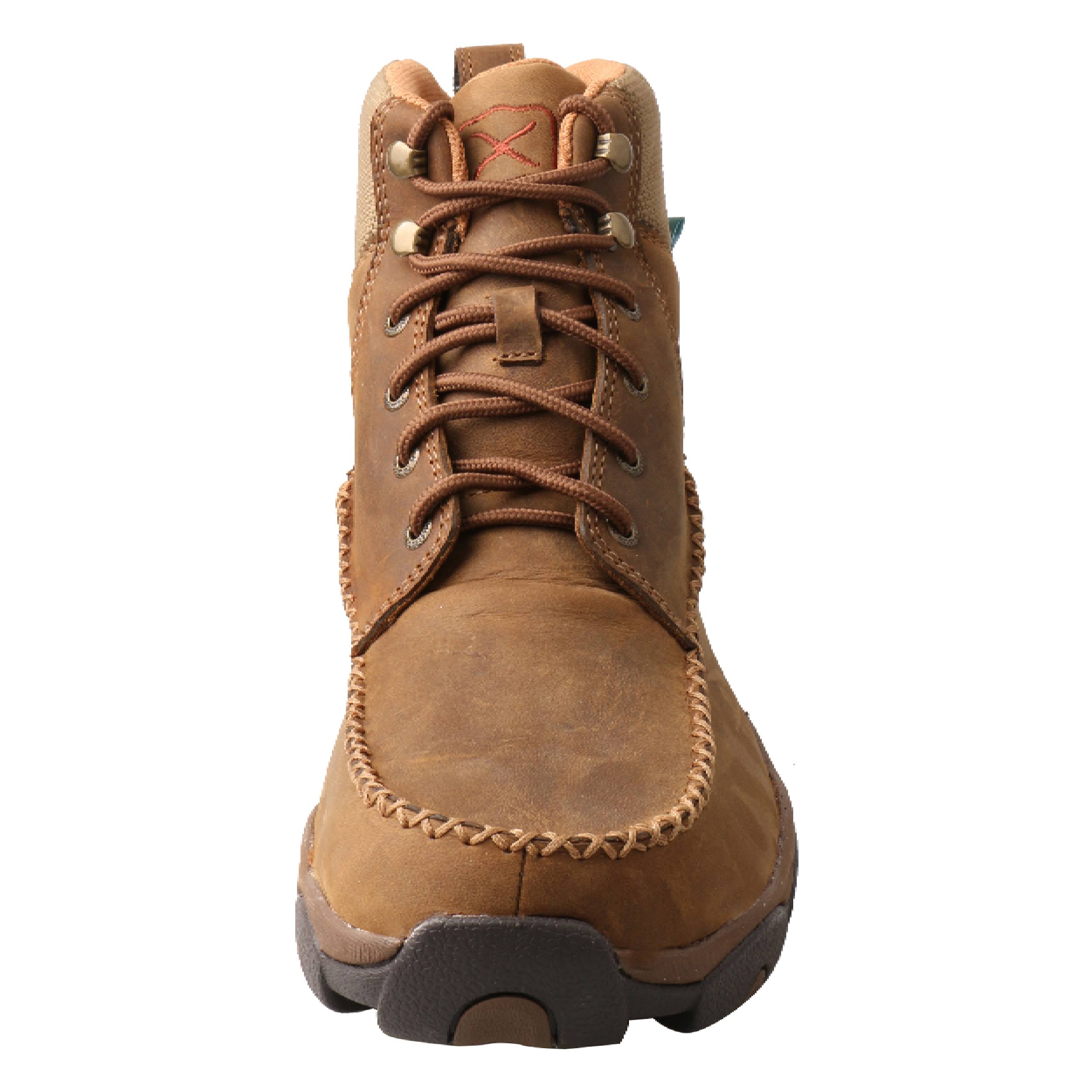 Twisted x Men's MHKW005 Hiker Boot, Distressed Saddle Leather