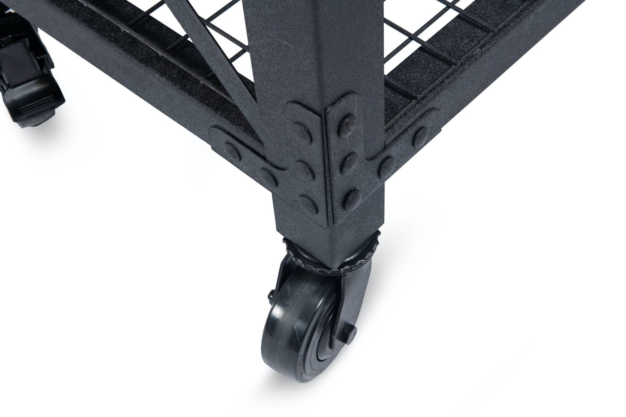 Duramax 48 in x 24 in. 2 Drawer Rolling Industrial Workbench with Wood Top