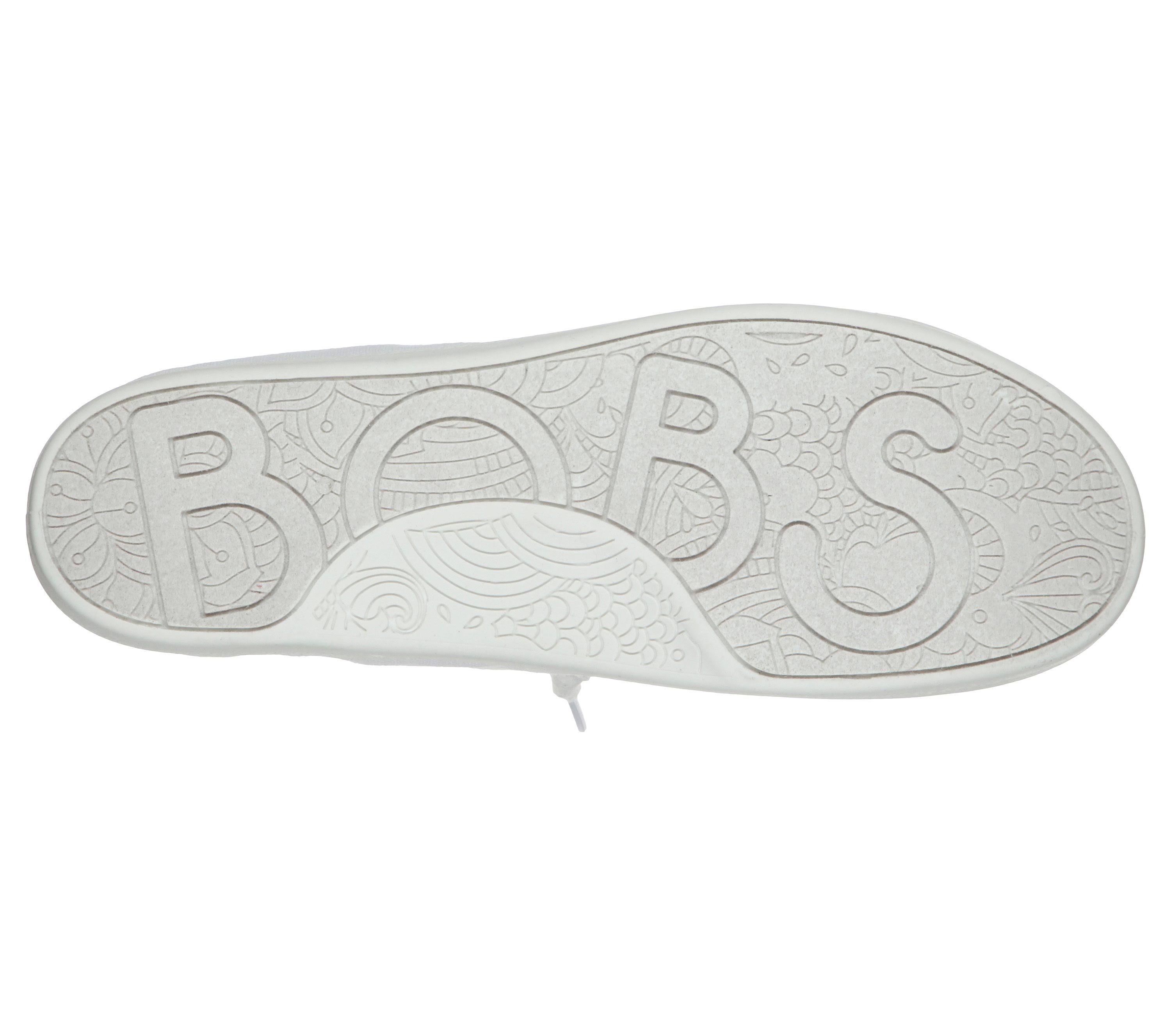 Skechers Women's Bobs Beach Bingo Ditch Day Sneaker, White