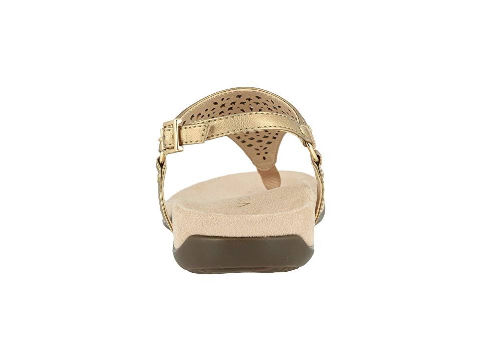 Women's Vionic Kirra Thong Sandal, Size: 6.5, Gold