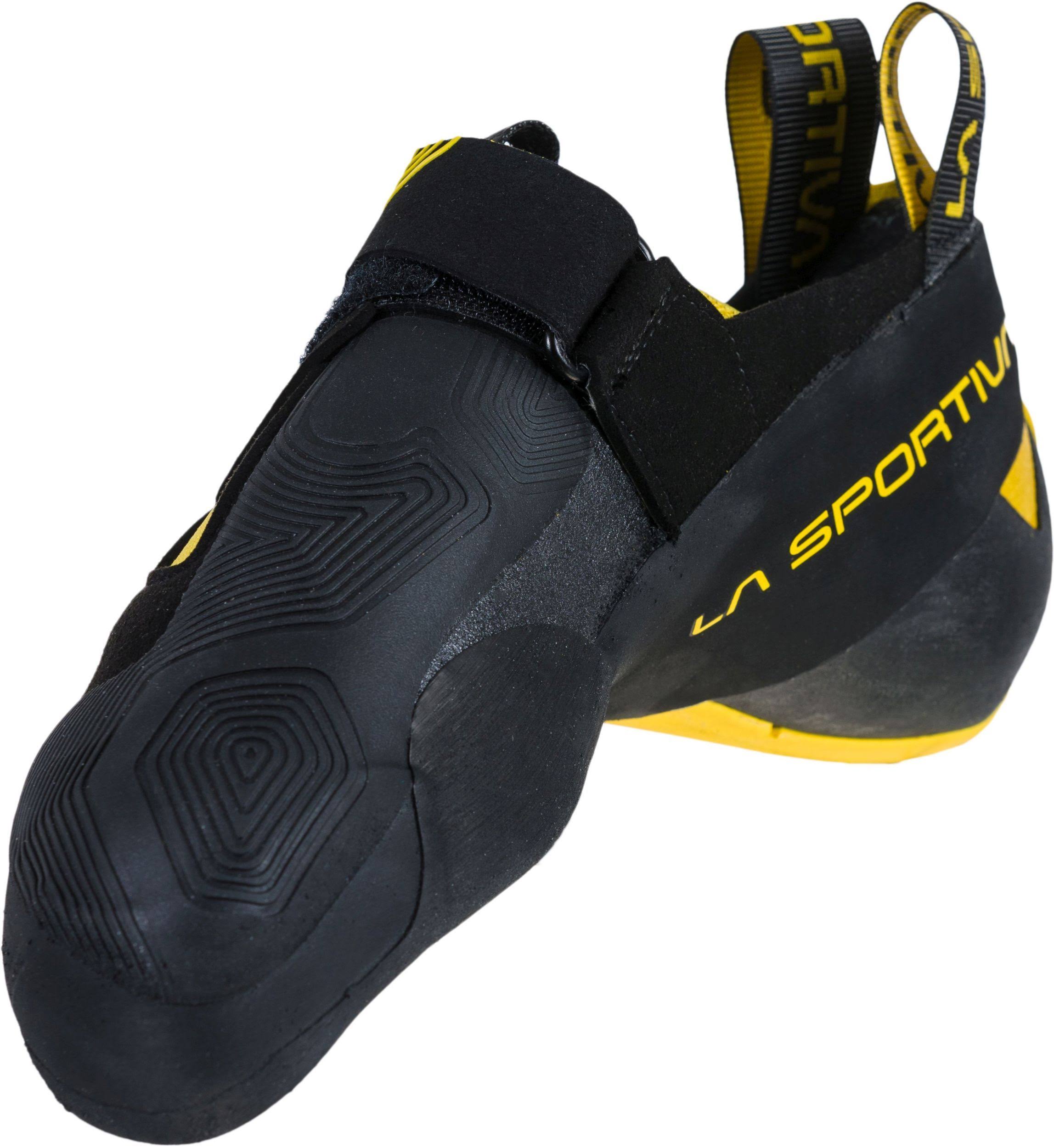 La Sportiva Men's Theory Climbing Shoe - 40 - Black / Yellow