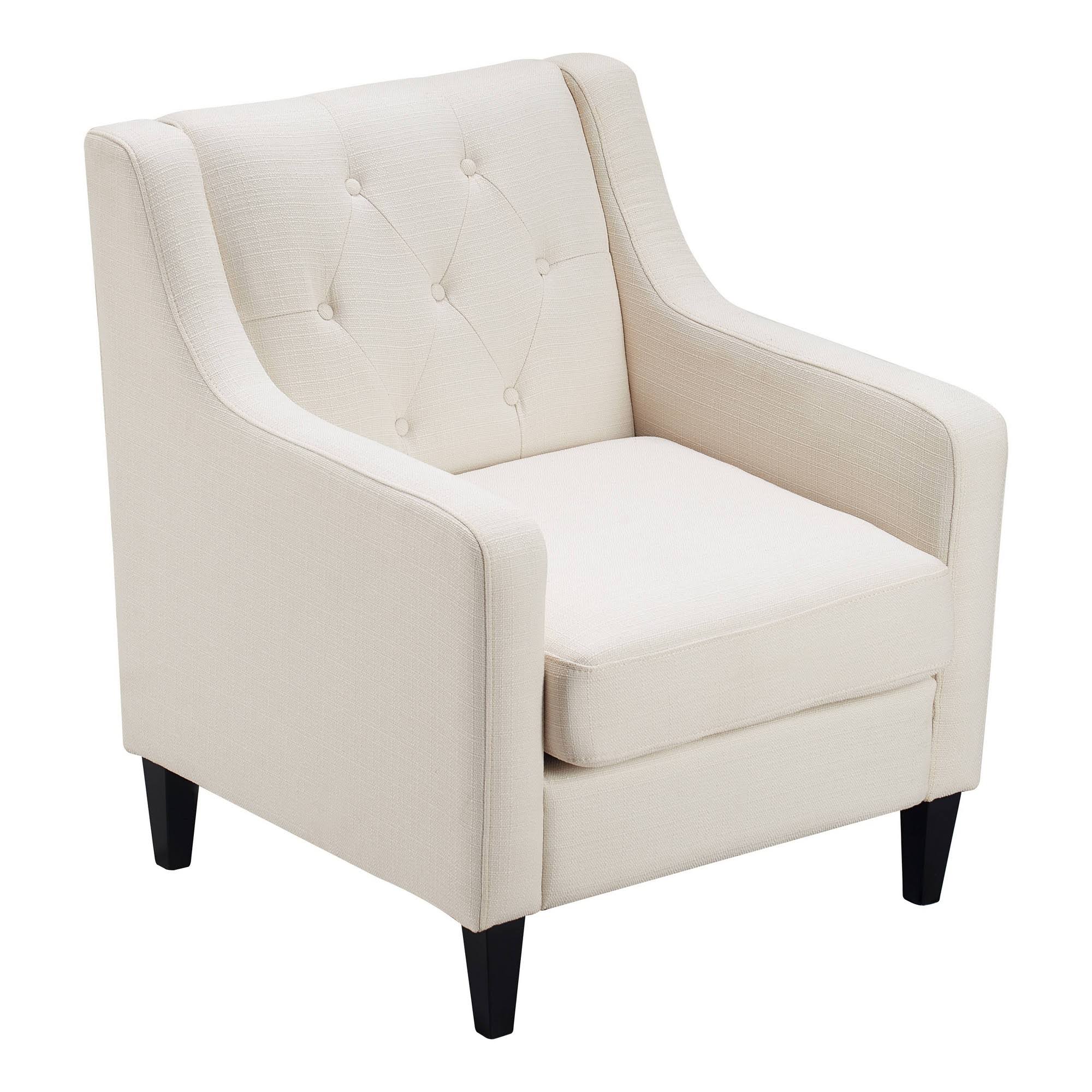 Serta Nina Tufted Accent Chair - Cream