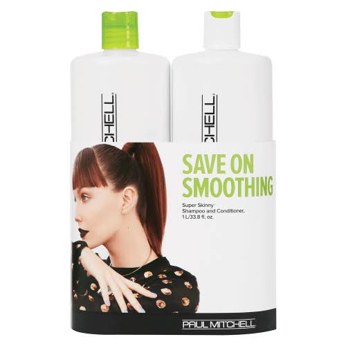 ($65 Value) Paul Mitchell Super Skinny Shampoo u0026 Conditioner - Duo LITER