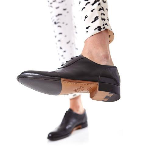 The Office of Angela Scott Mr. Evans Wingtip Oxford - Black - Oxfords