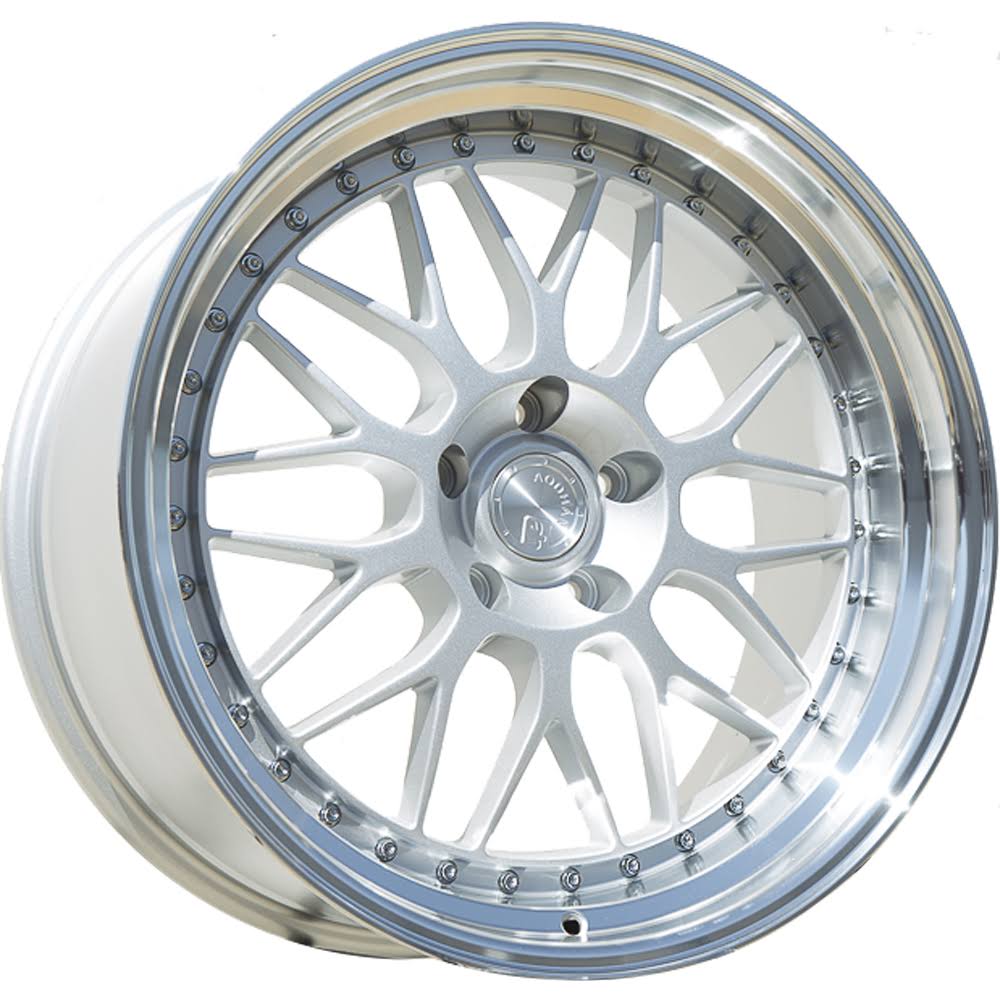 Aodhan Wheels Rim AH-02 19x9.5 5x114.3 73.1CB +22 Silver Machined Lip