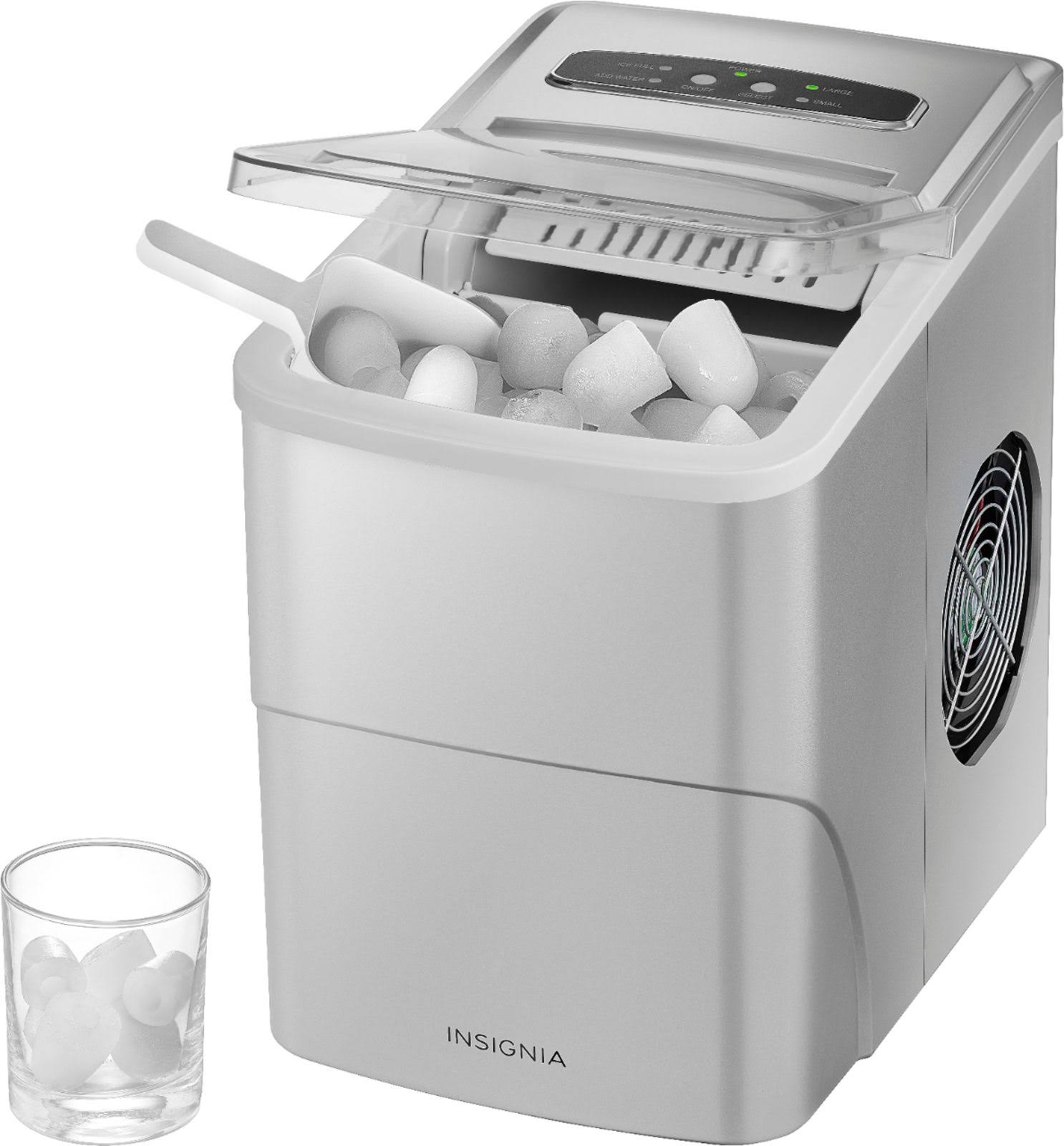 Insignia - 26-lb. Portable Ice Maker