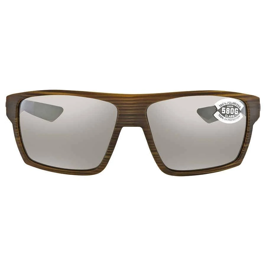 Costa Bloke Sunglasses Matte Verde Teak / Silver Mirror / 580G