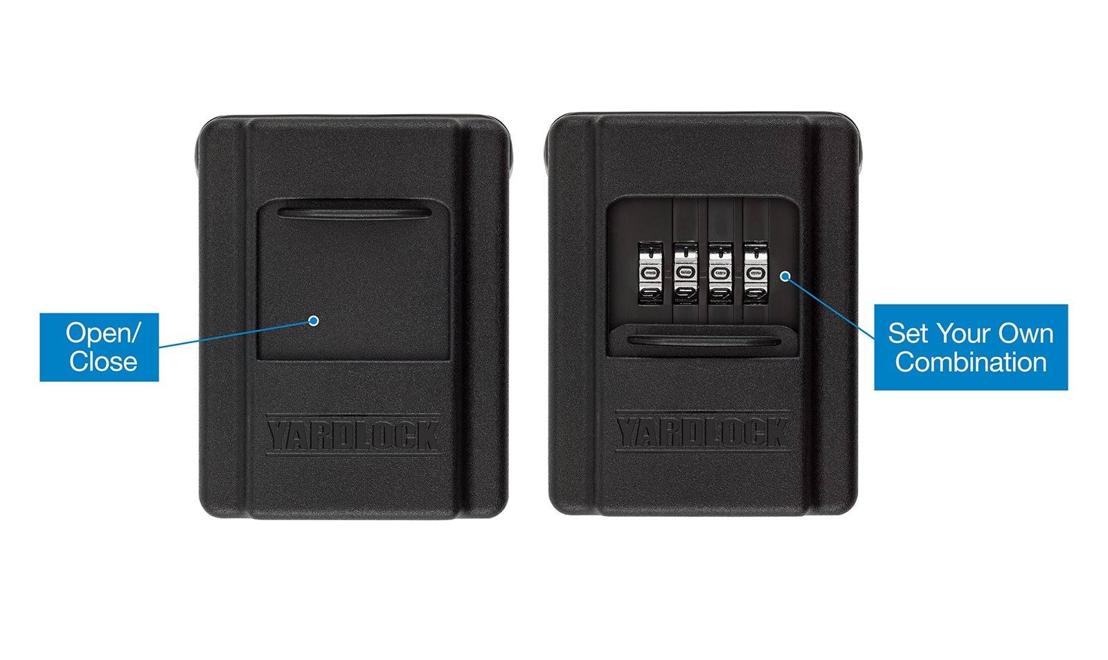 National Hardware N109-045 Yardlock Keyless Gate Lock Kit, Black