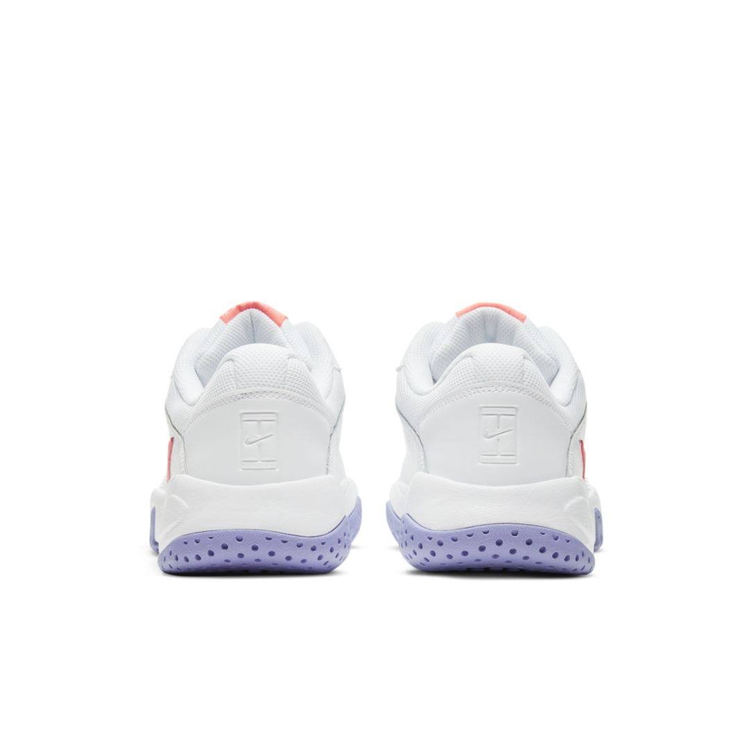 Nike Women's Court Lite 2 Tennis Shoes, Mango/Purple