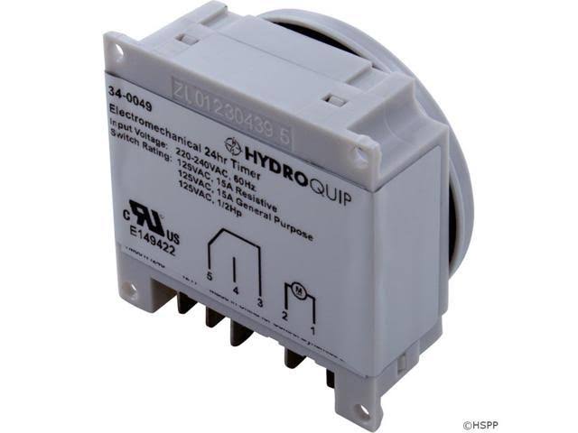 Intermatic FM1STUZH-240U Electromechanical Timer, 24-Hour, SPDT