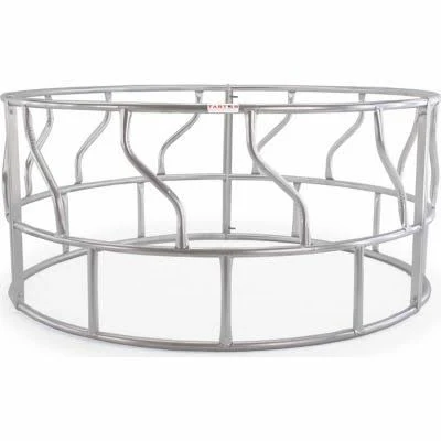 CountyLine 8 ft. Galvanized Bale Feeder for Livestock