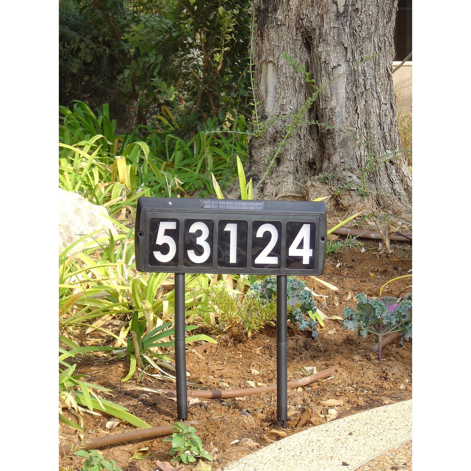 Gama Sonic Solar Address Sign